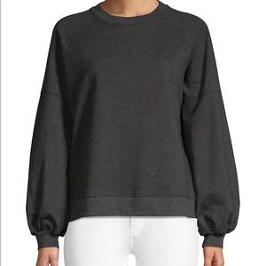 Balloon sleeve sweatshirt